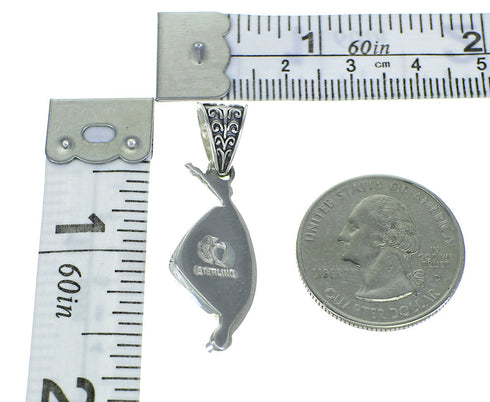 Southwestern Genuine Sterling Silver Multicolor Pendant YX67021